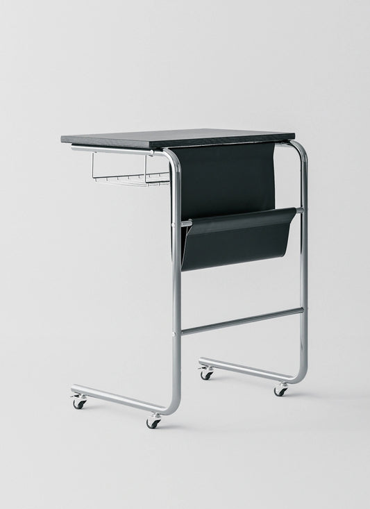 C-Shaped Rolling Side Table (3Color)