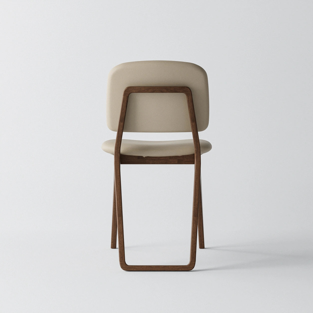 Wooden square chair