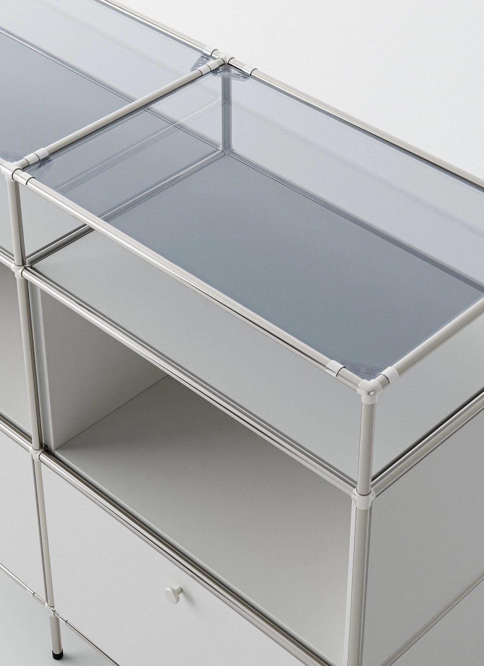 Open Drawer Cabinet Set