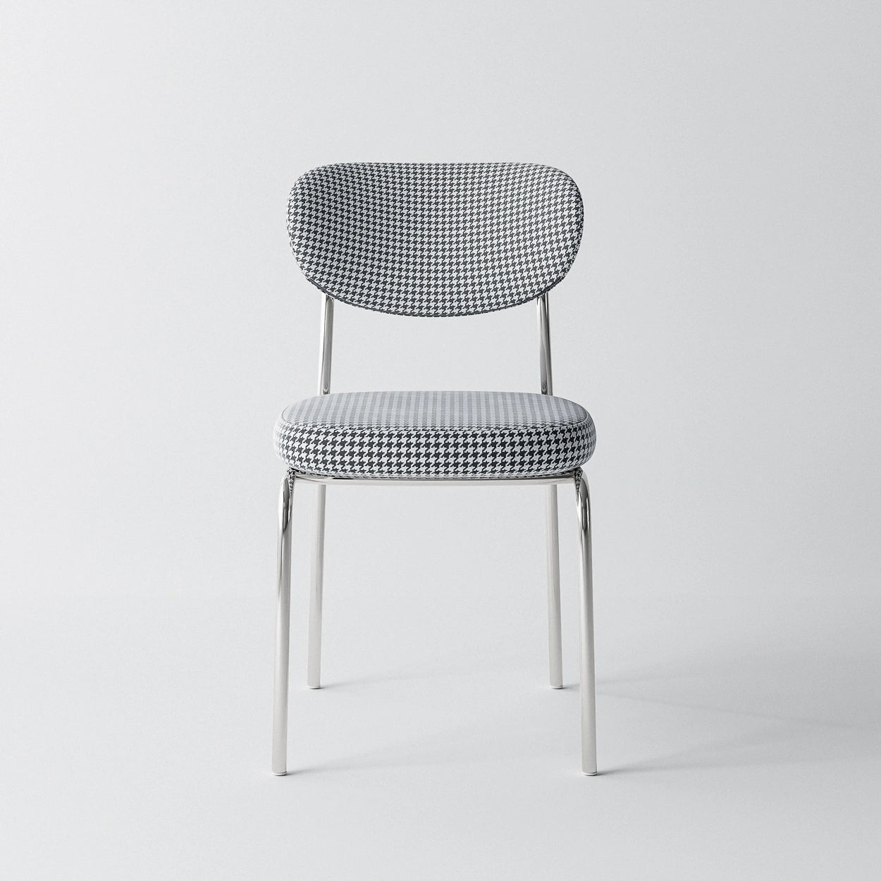 Mid-century chrome chair (2Color)