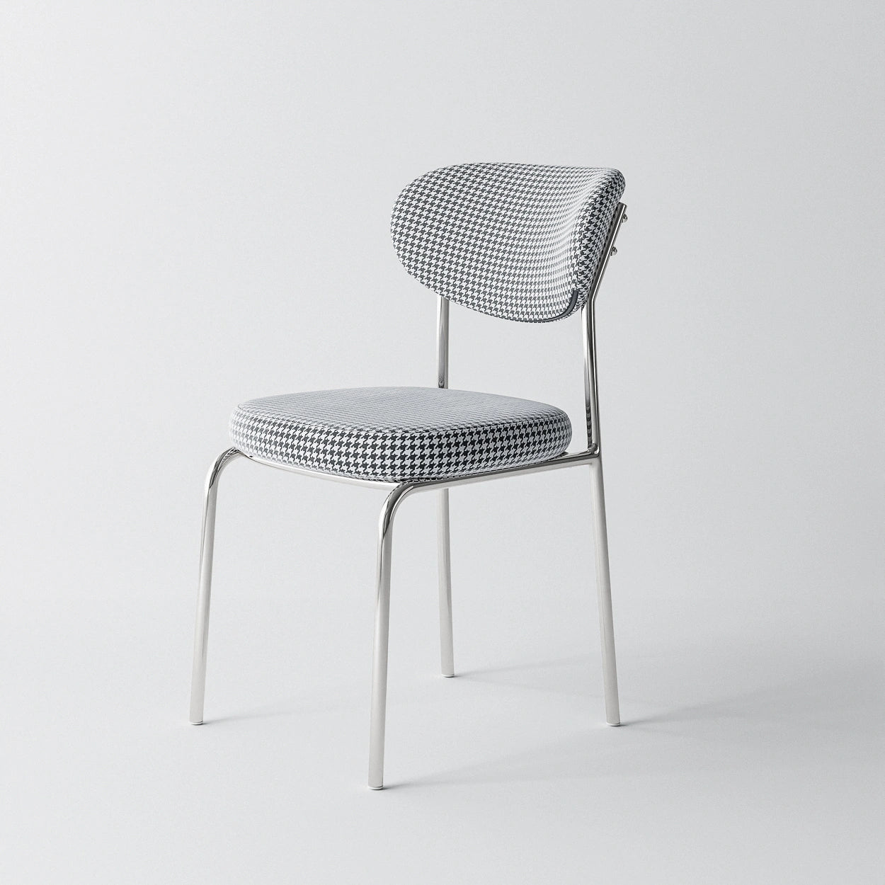 Mid-century chrome chair (2Color)