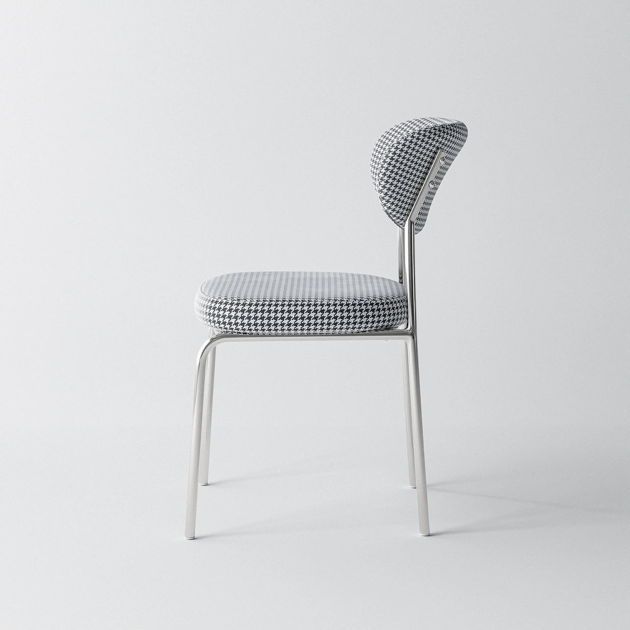 Mid-century chrome chair (2Color)