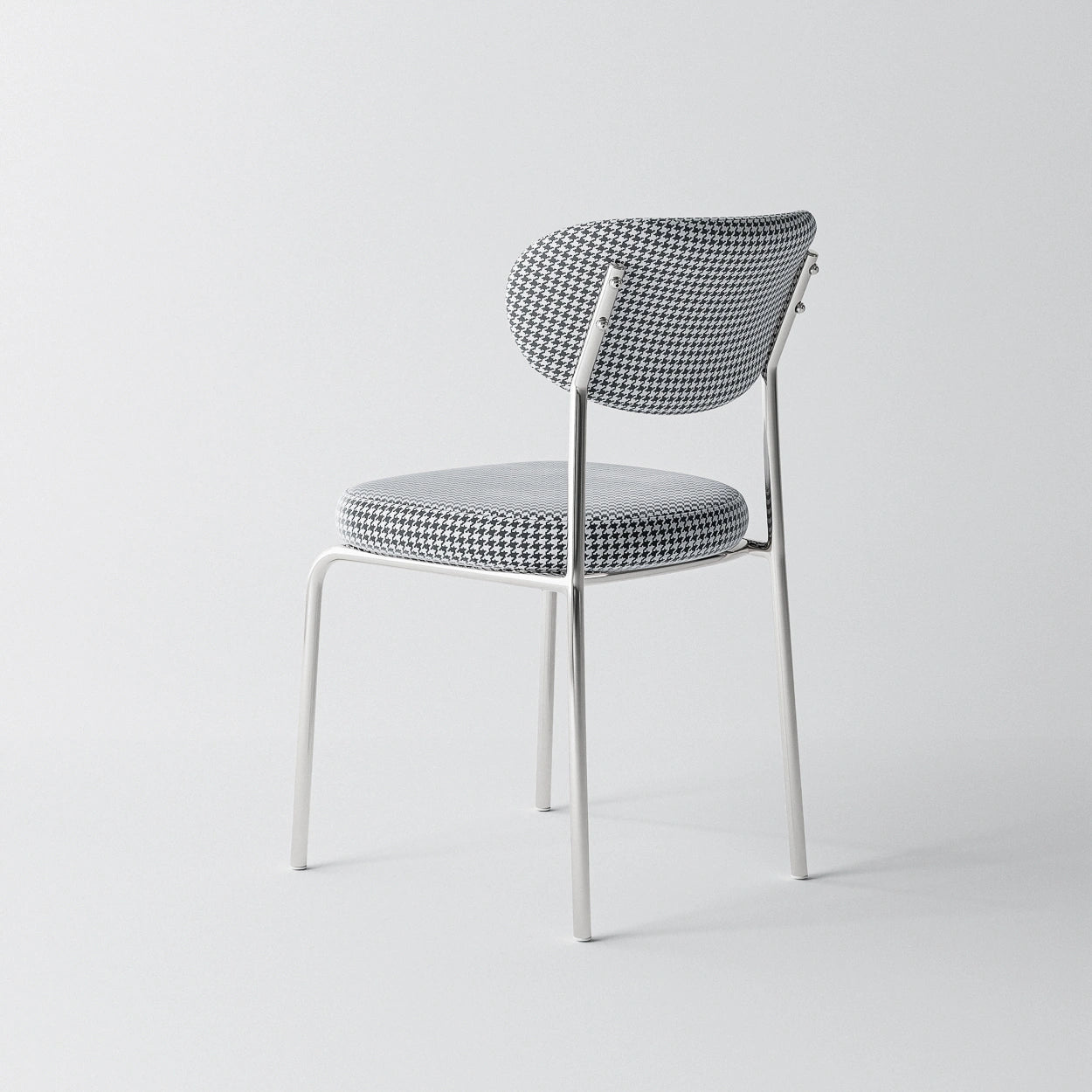 Mid-century chrome chair (2Color)