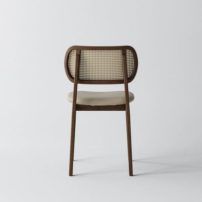 Rattan wooden chair