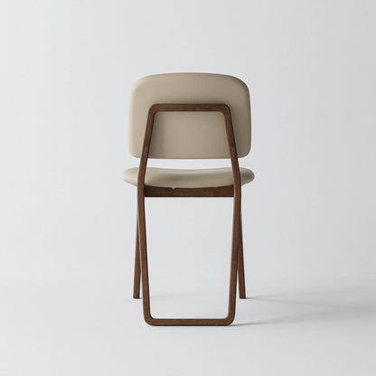 Wooden square chair