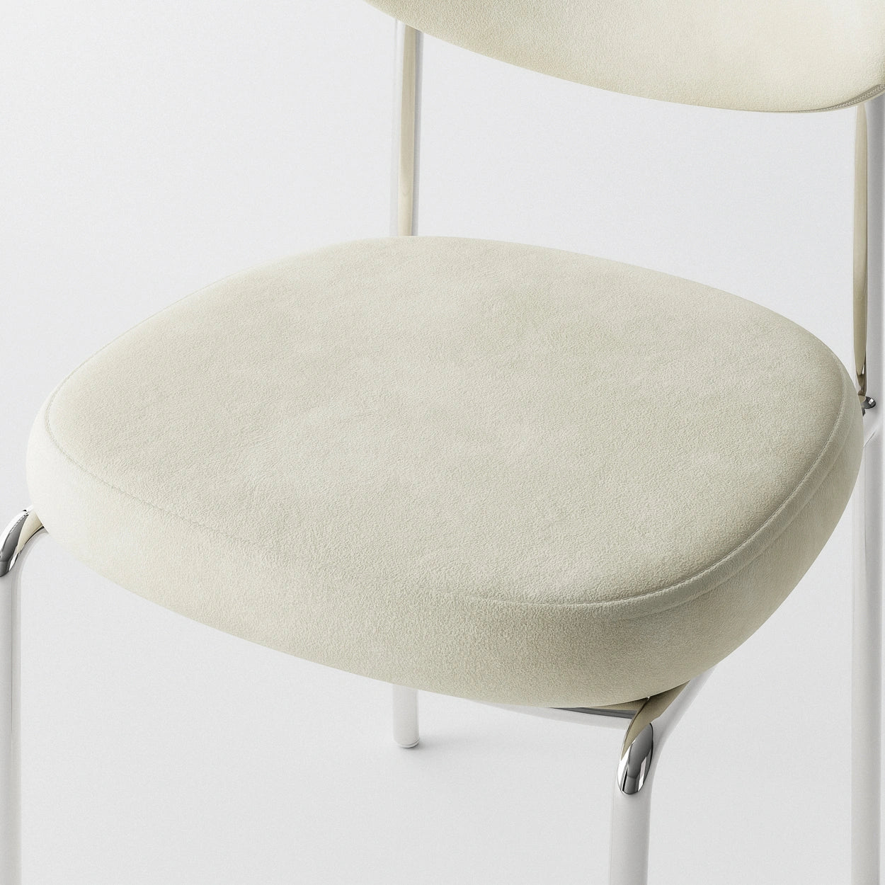 Mid-century chrome chair (2Color)
