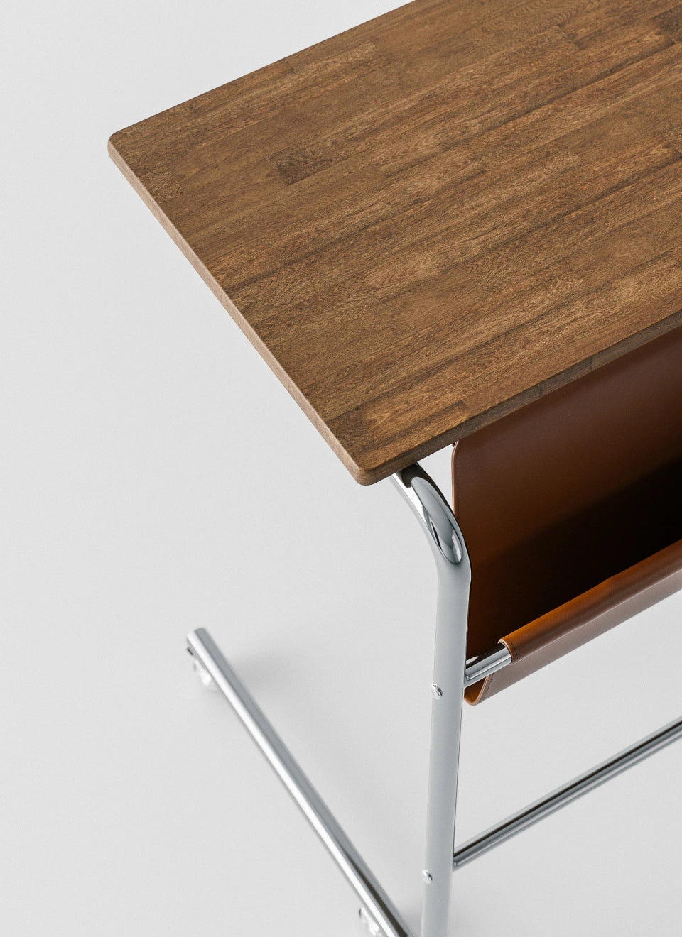C-Shaped Rolling Side Table (3Color)