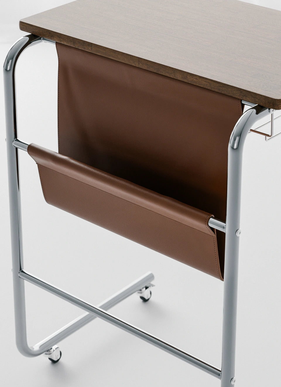 C-Shaped Rolling Side Table (3Color)